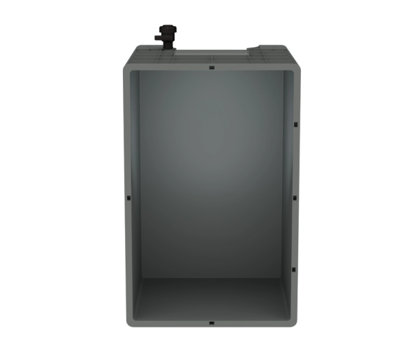 Большой контейнер 1020х640х675 мм iBOX со сплош. стенками и дном, на ножках с краном 1 дюйм
